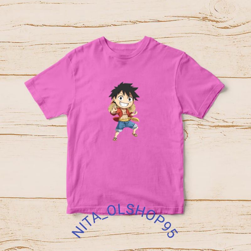 baju anak karakter, baju anak anime, baju anak one piece