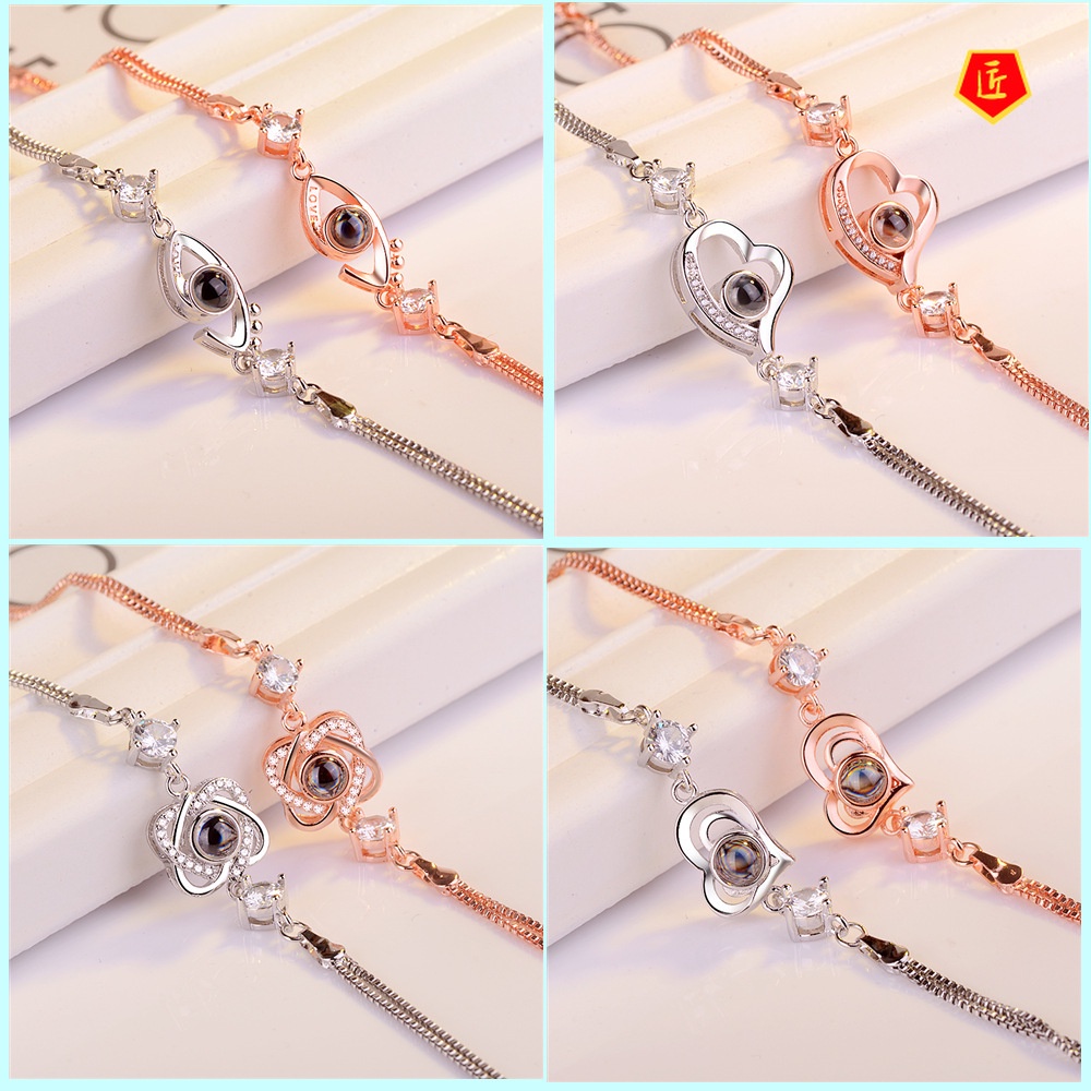 [Ready Stock]Women's Creative 925 Silver Bracelet