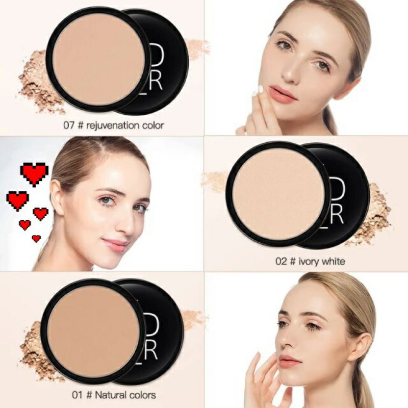 [BOX HITAM] BEDAK PADAT Kosmetik Wajah Compact Powder Face Powder Make Up