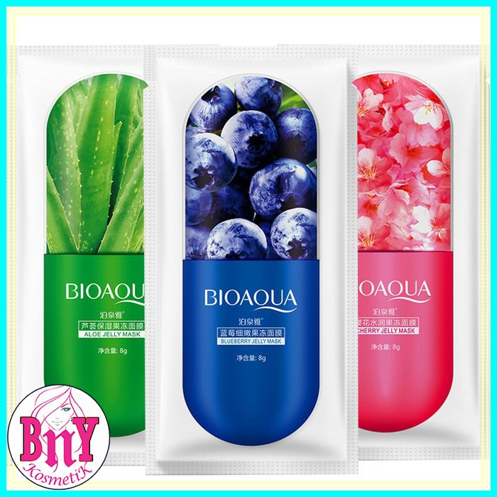 MASKER WAJAH MASKER MUKA MASKER JELLY BIOAQUA