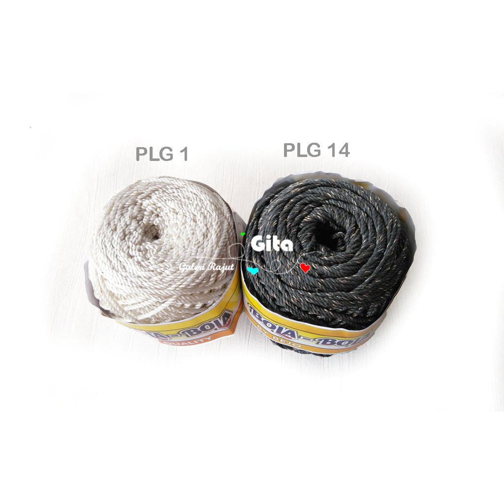 Benang Rajut Glitter Bola-bola, Poly Bola-bola Gliter