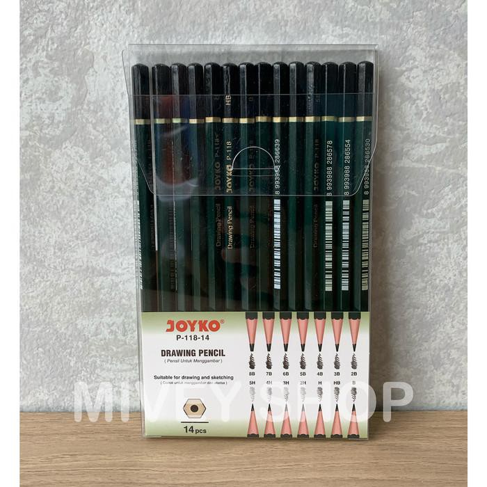 

Art / Drawing Pencil/ Pensil Menggambar Set 14 Pcs Joyko