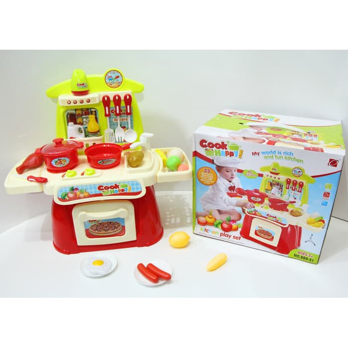 cook happy kitchen playset