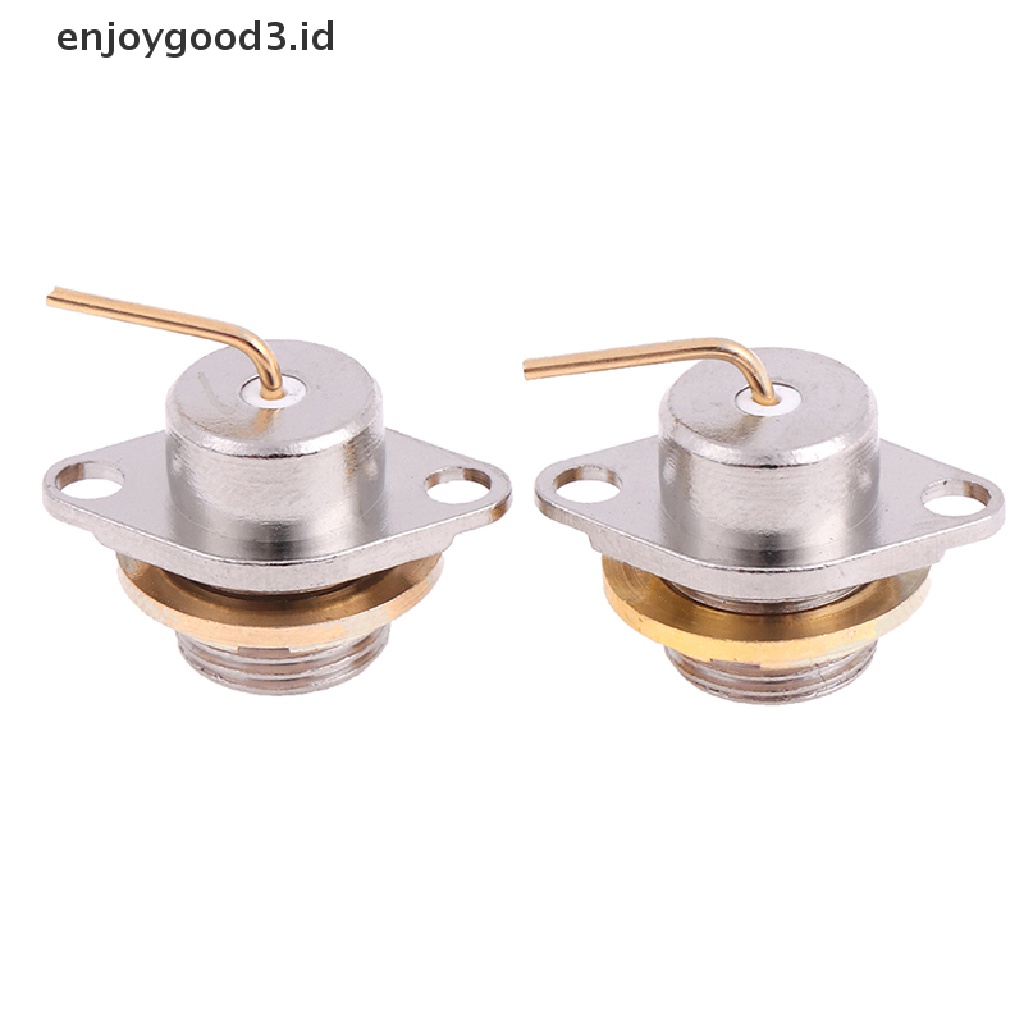 2pcs Konektor Sma Male Nut Flange Panel Mount Untuk Soket Antena Radio