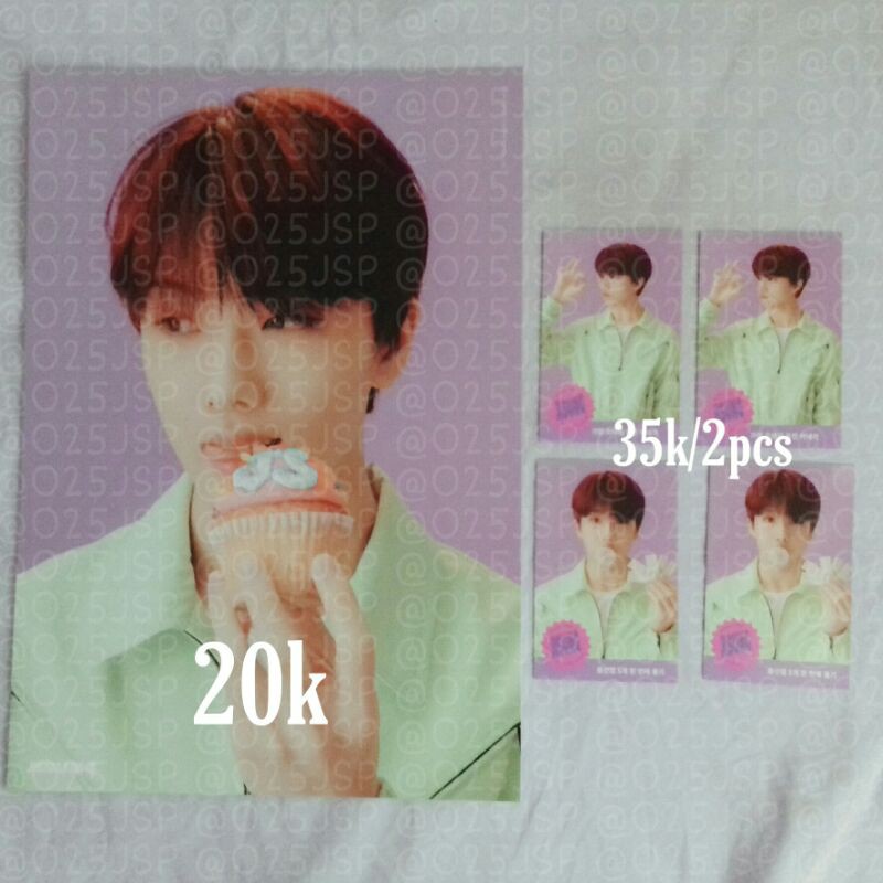 OFFICIAL POSTCARD SG21 & PC GAME CARD JISUNG NCT