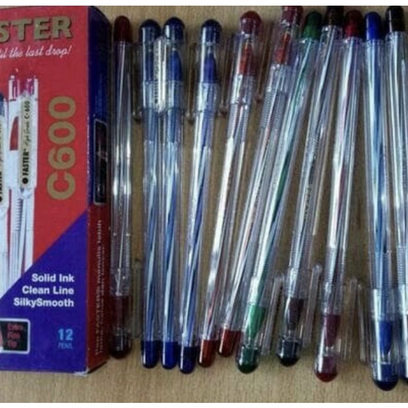 

Pulpen Faster C600 isi 12pcs