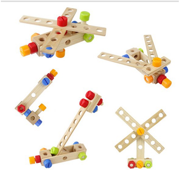 Mainan Edukasi Anak Dari Kayu / Play House Set Tool Box