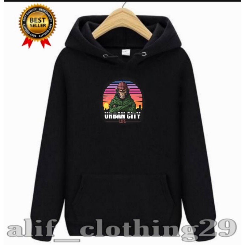 jaket sweater jumper hoodie MONYET bisa custom