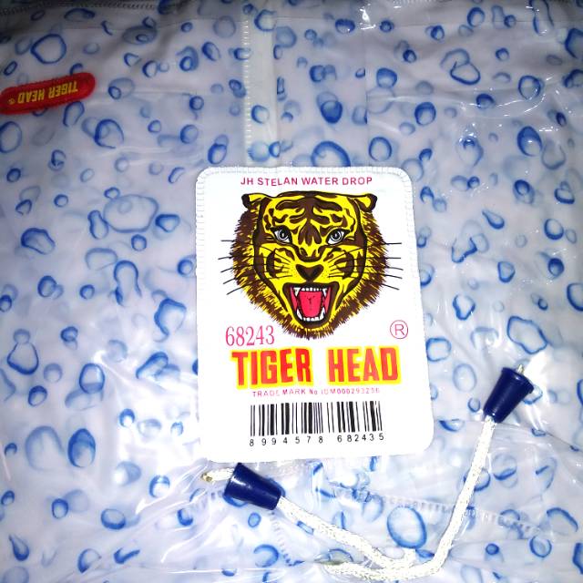 Jas Hujan Jaket Celana Water Drop Tiger Head