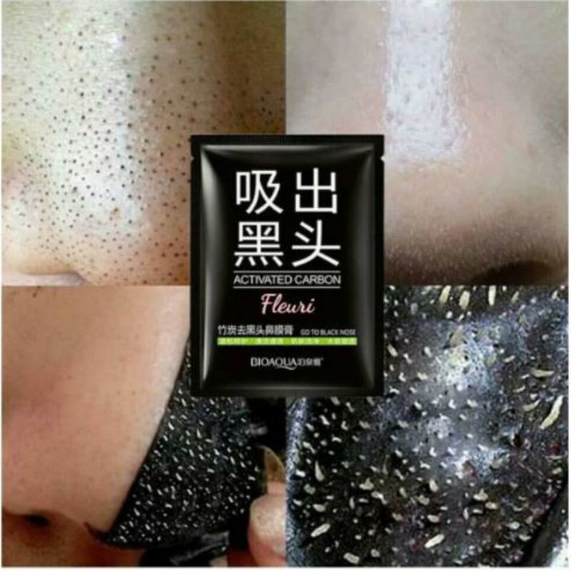 Masker komedo charcoal sachet