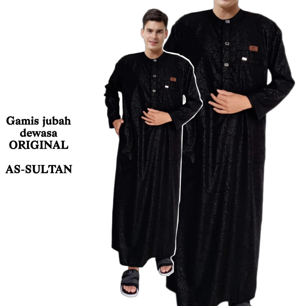 AS-SULTAN/JUBAH PRIA DEWASA EMBOS ORIGINAL PREMIUM/GAMIS LAKI LAKI/BAJU KOKO EMBOS ORIGIANL-7