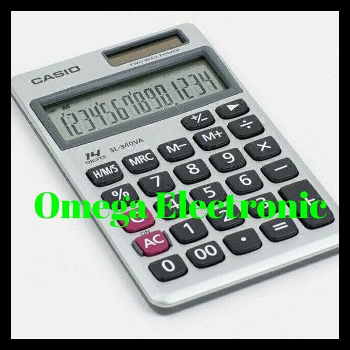 

BIG SALE!! Casio SL-340VA - Kalkulator Pocket Calculator SL 340 VA