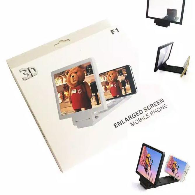 [KODE PRODUK 8D9ZT9733] Kaca pembesar layar hp 14 inch 3D F1 / smartphone 3D portable untuk nonton l