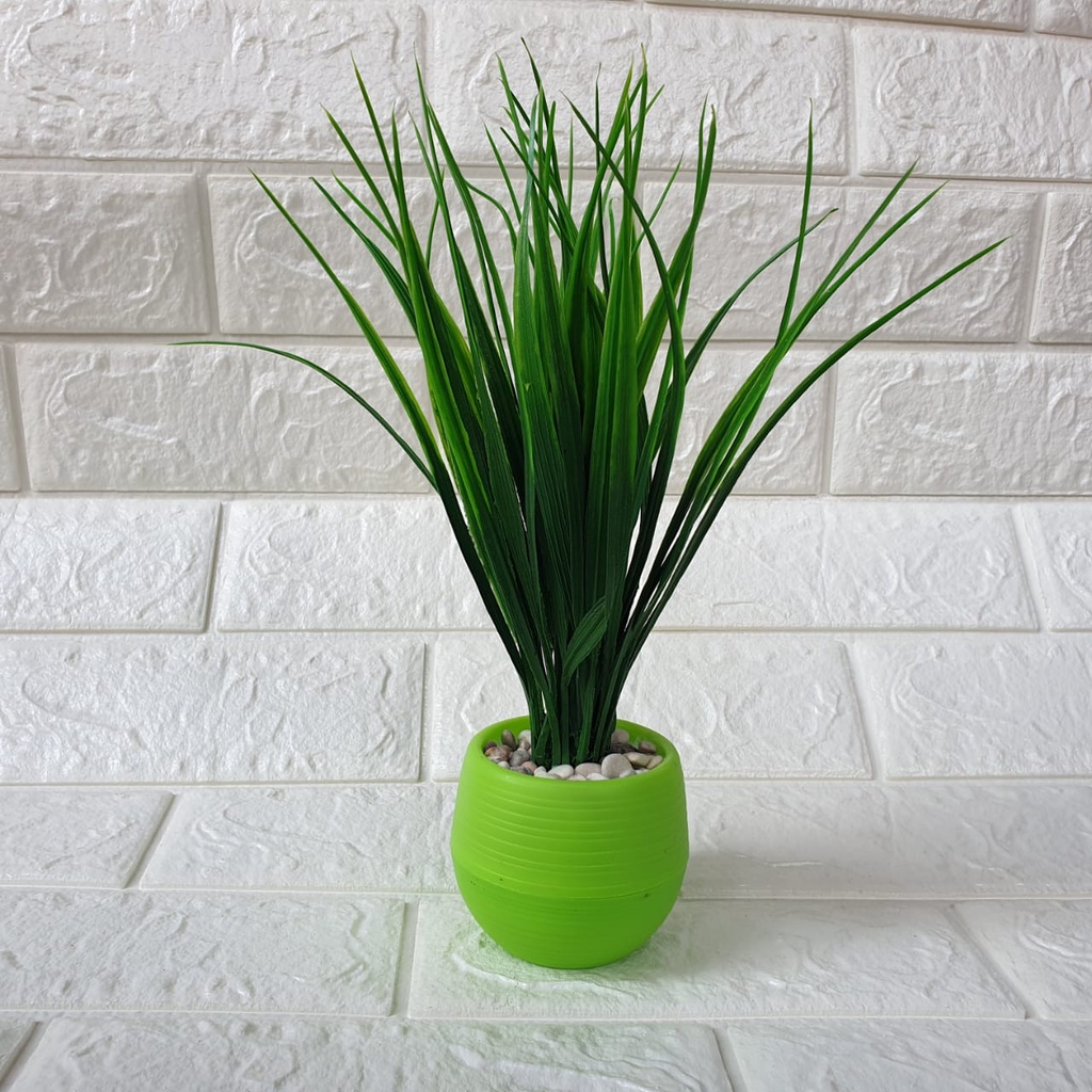 Syamtama  Tanaman Rumput KW Bunga Pajangan Bunga Hias Plastik Bunga Tanaman Artifisial Tanaman Hias 