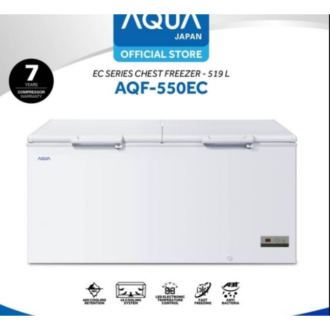 Chest freezer AQUA AQF 550 EC 519L 240 Watt