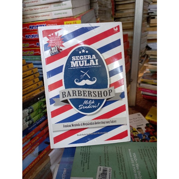 OBRAL BUKU BACAAN MOTIVASI / INSPIRASI / BISNIS / INOVASI / CERITA GILA PENGUSAHA MUDA INDONESIA / PERUBAHAN BESAR / PENGEMBANGAN DIRI / MURAH ORIGINAL-SEGERA MULAI BARBERS