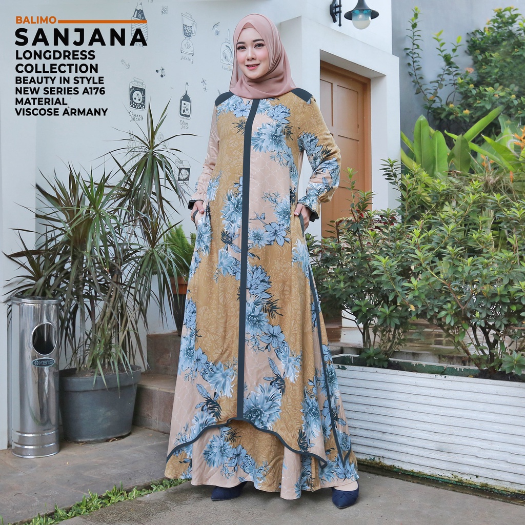 SANJANA LONGDRESS MUSLIM (BALIMO SERIES)