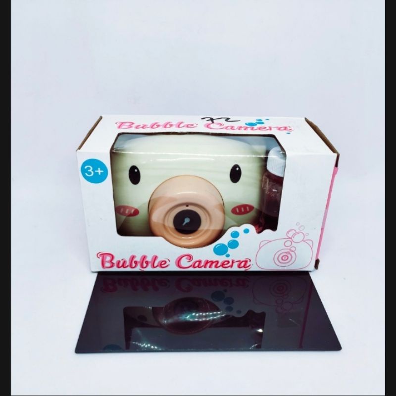 Mainan Anak Bubble Camera Electric + Cairan Bubble/Balon gelembung sabun