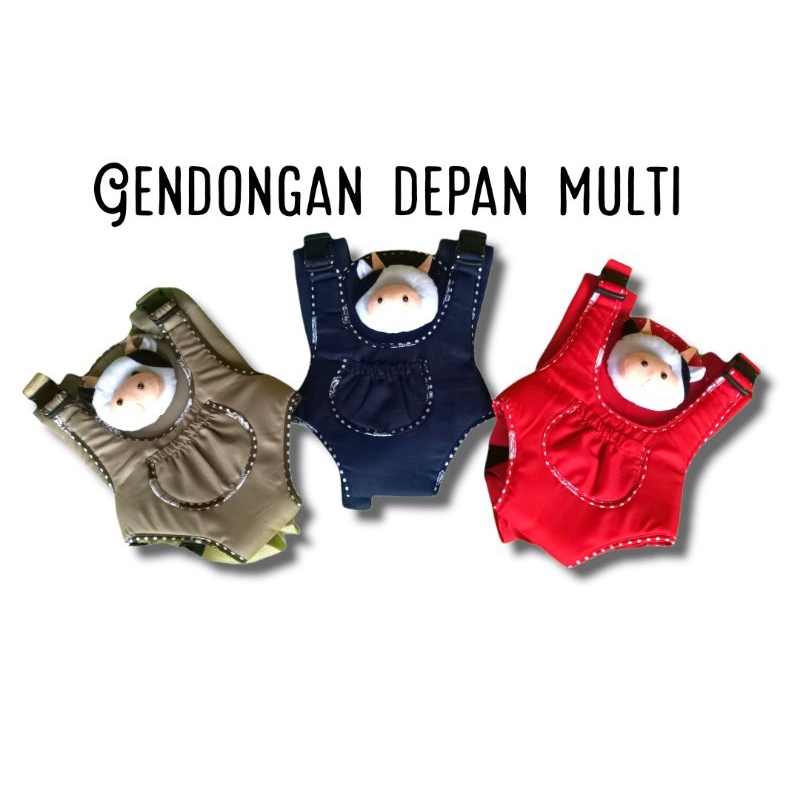 gendongan depan bayi ransel multi