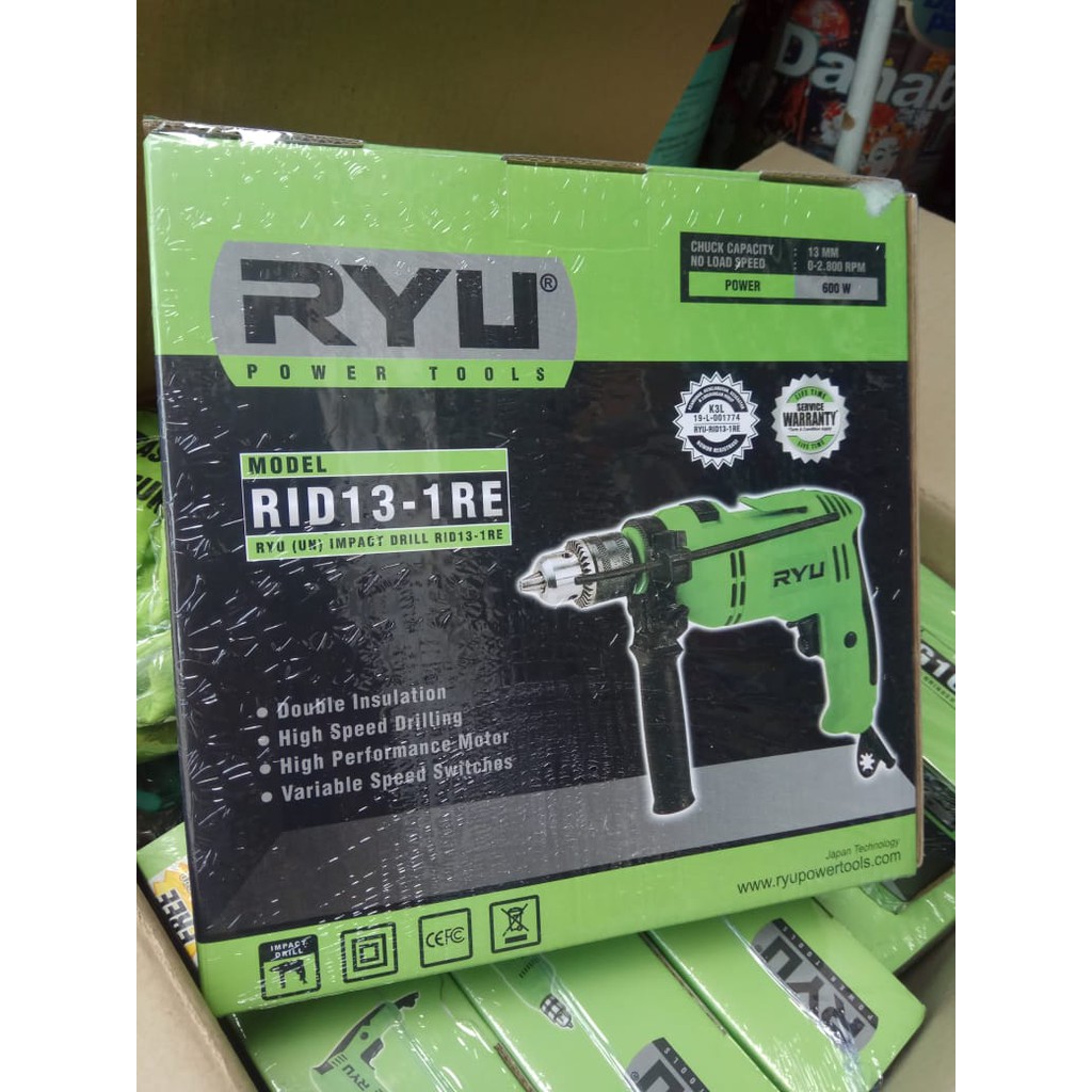 Mesin Bor 13 mm Ryu Tekiro RID13-1RE