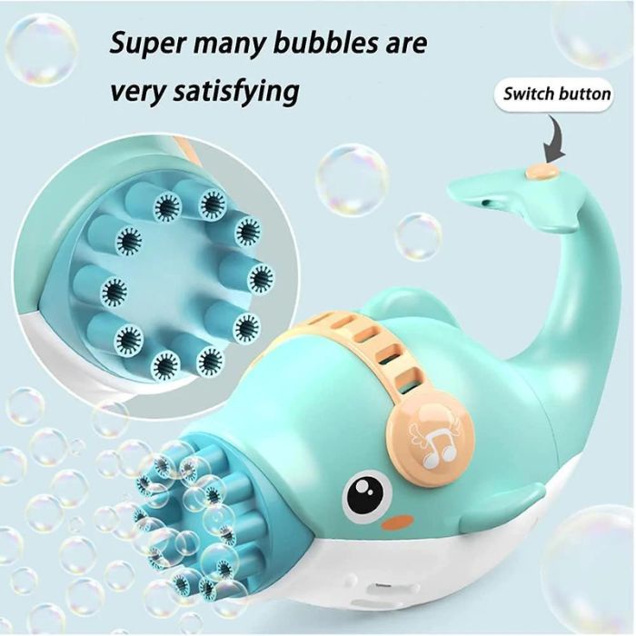 DOLPHIN BUBLE GUN / MAINAN ANAK BUBBLE GELEMBUNG SABUN DOLPIN BESAR