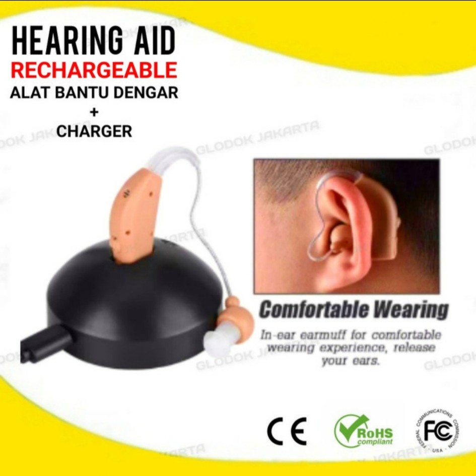 Alat Bantu Dengar Bisa di Cas Rechargeable Hearing Aid