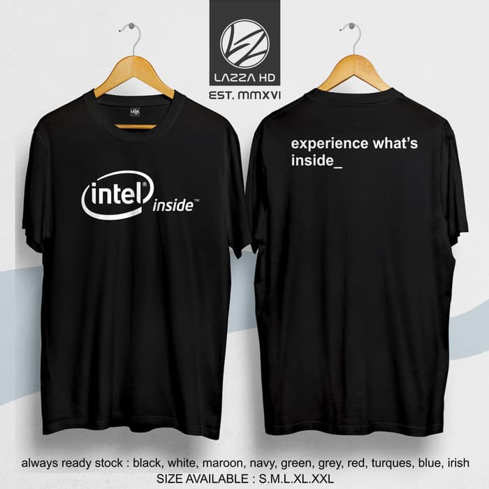 Kaos Tshirt Intel Inside Terlaris -laksana cloth