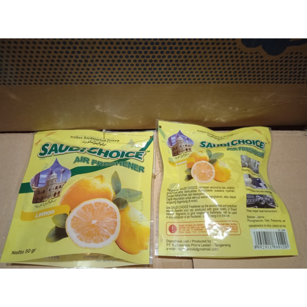 Saudi Air Freshener ref Lemon SC8080LM