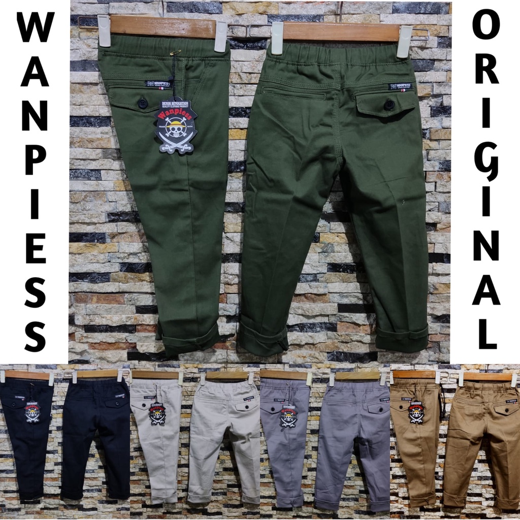 Celana Chinos Anak Panjang Umur 1-12 Tahun | KAIN TWILL STRECH PREMIUM