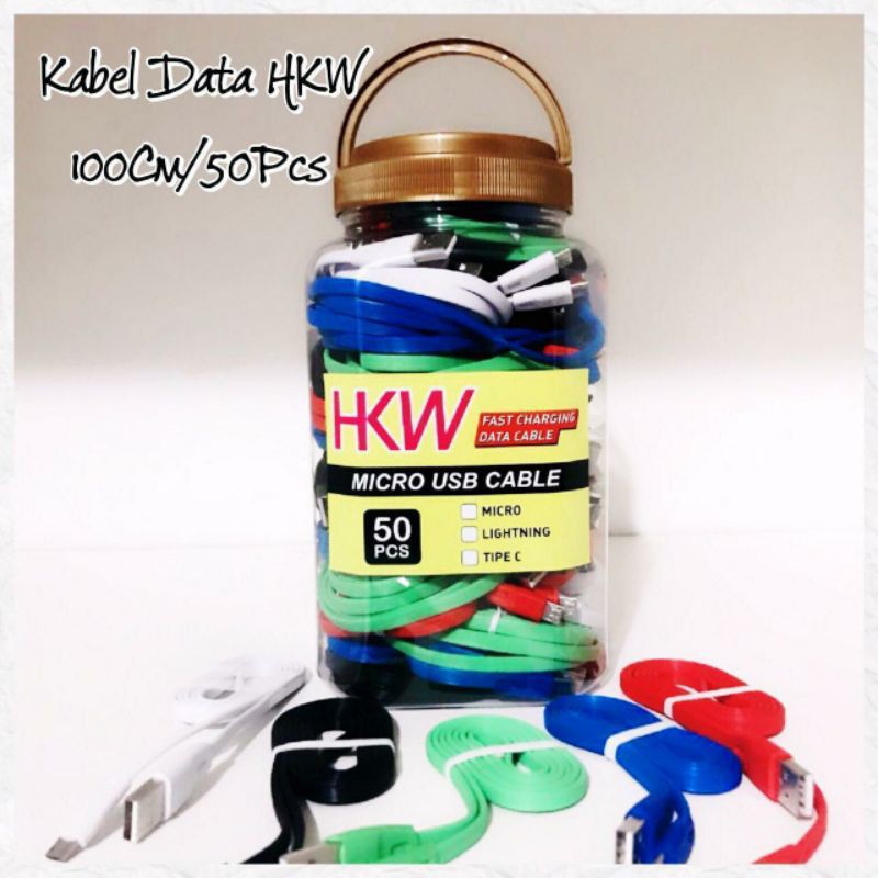 KABEL CHARGER DATA MICRO HKW FAST CHARGING ORIGINAL