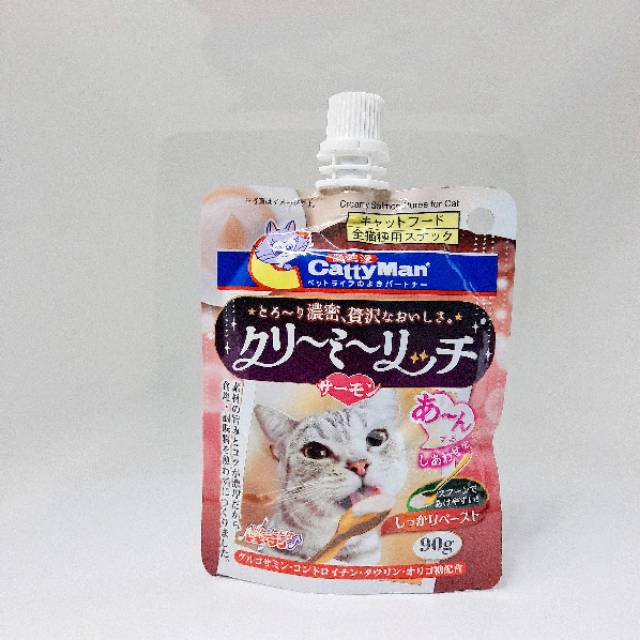 Cattyman creamy snack basah kucing 90 gr