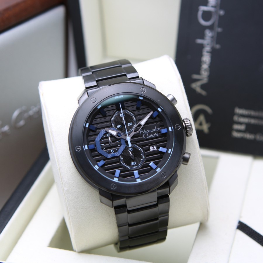 JAM TANGAN PRIA ALEXANDRE CHRISTIE AC 6626 RANTAI ORIGINAL GARANSI RESMI 1 TAHUN