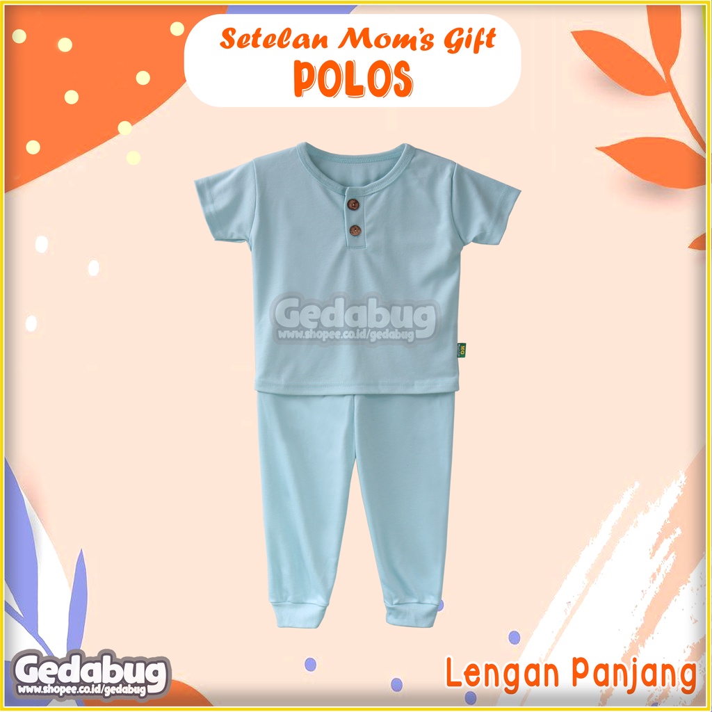 CPR Setelan  Anak Mom's Gift Polos  | Piyama Anak Katun | Unisex  GEDABUG