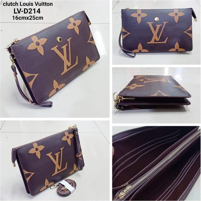 ❤️❤️ TERBARU TAS WANITA❤️❤️ TAS SELEMPANG CLUTCH LV D214 KORTING