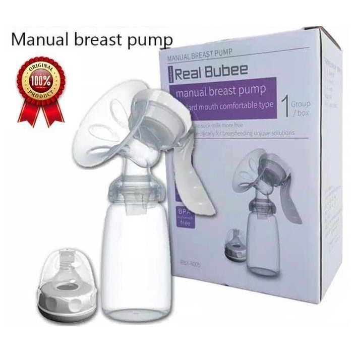 Pompa Asi Manual Berkualitas CROWN | Baby Safe I Real Bubee | DODO Breastpump Manual | Breast Pump BPA Free