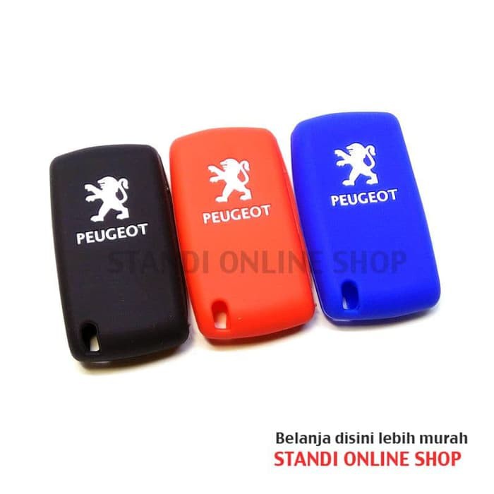 Kondom Flipkey Silikon Sarung Kunci Peugeot 307 308 407 807 3 Tombol