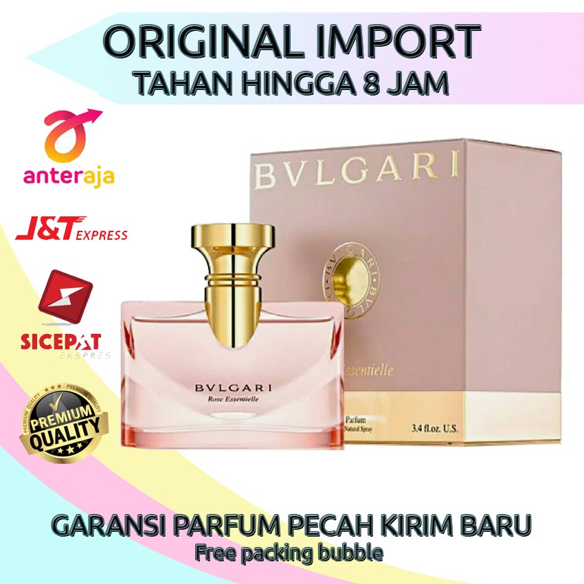 BVLGARI ROSE ESSENTIELLE ORIGINAL IMPORT 100ML
