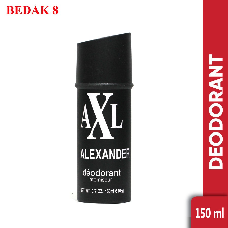 AXL Alexander Deodorant Spray Black 150 ml/ Parfum AXL Alexander Hitam