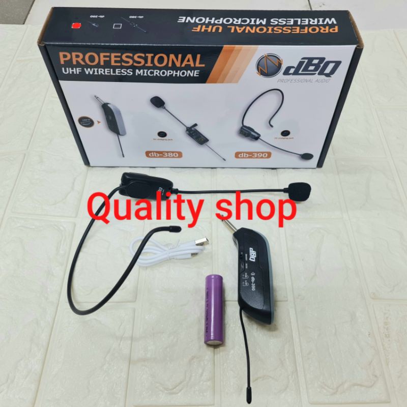 Mic Wireless DBQ DB390 Model Bando Berkualitas