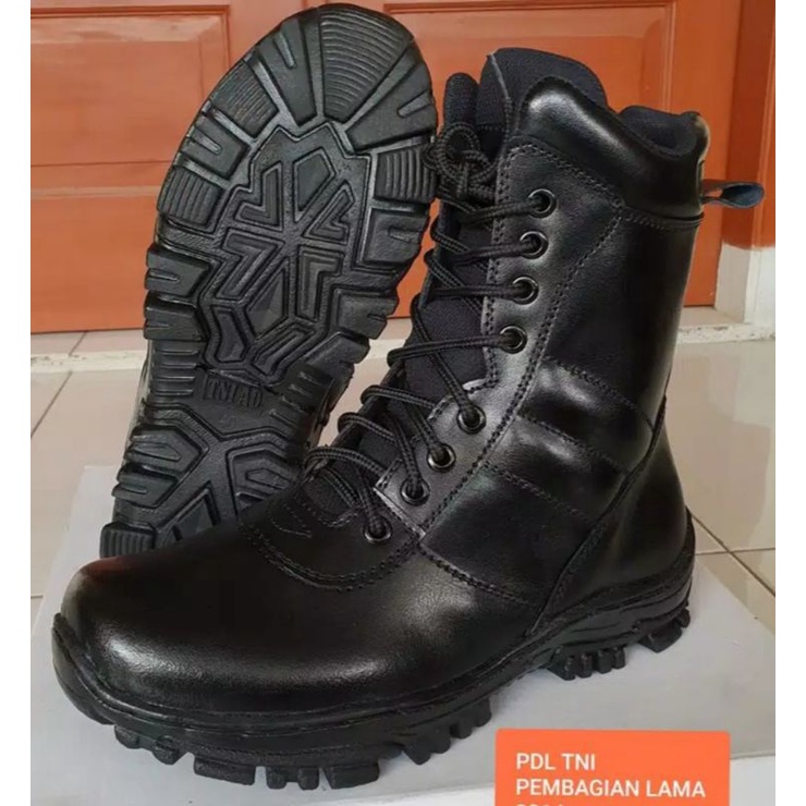 sepatu PDL kulit asli