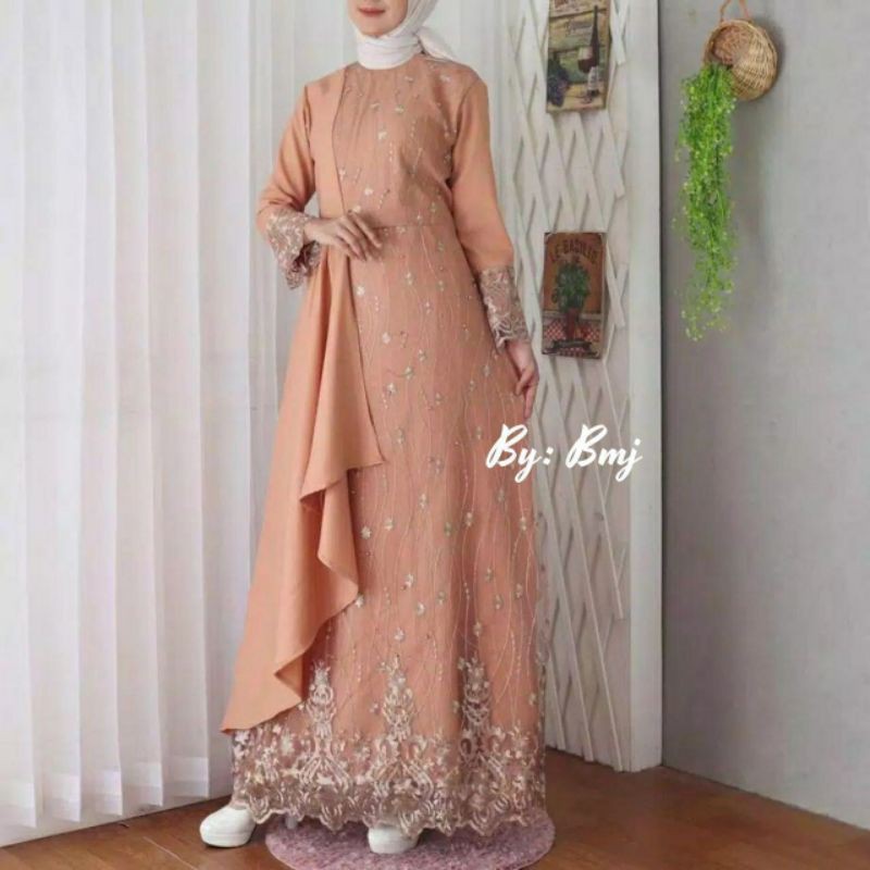 Gamis Valvet | Gamis Brukat | Gamis Busui | Gamis Tille | Gamis Bordir Mutiara | Gamis Pesta Nikahan