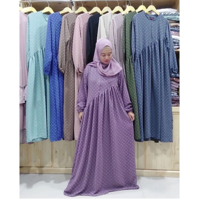gamis crinkel air flow ruby