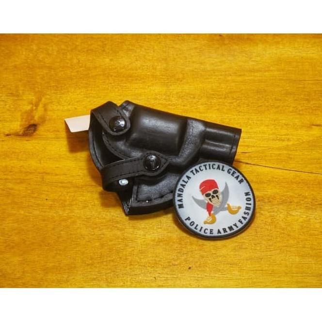 Holster Revolver Sarung Senjata Kulit Revolver Taurus 2 Inci / 4 Inchi