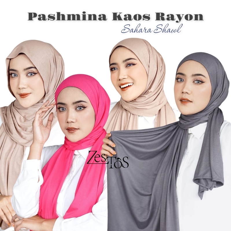 SAHARA SHAWL | PASHMINA KAOS RAYON | PASHMINA RAYON | PASHMINA BAHAN RAYON (TURKEY SHAWL)