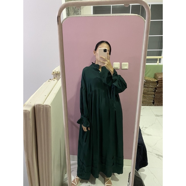 NABO - Kasela Long Dress (Dress rayon baby dol)