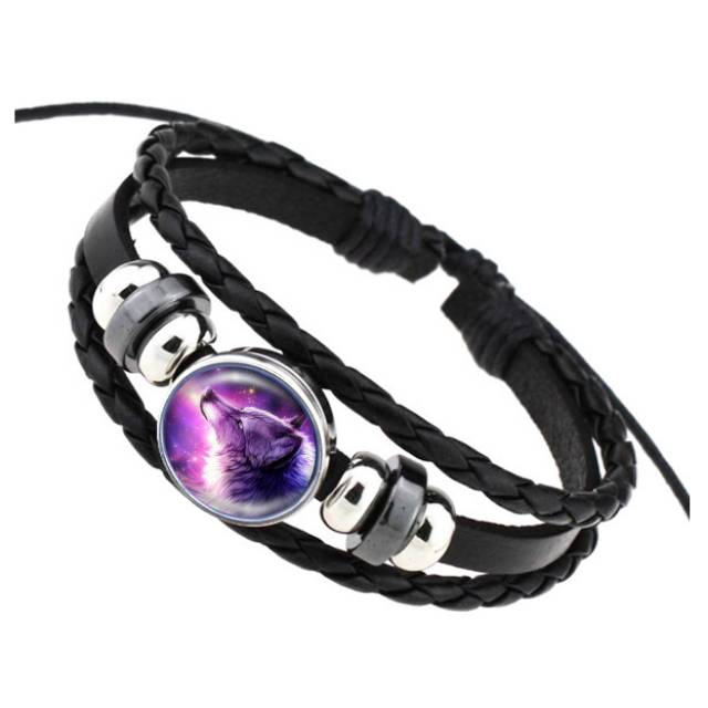 Terbaru! Gelang Custom Tema Galaxy Hewan Cantik Kulit Multilayer