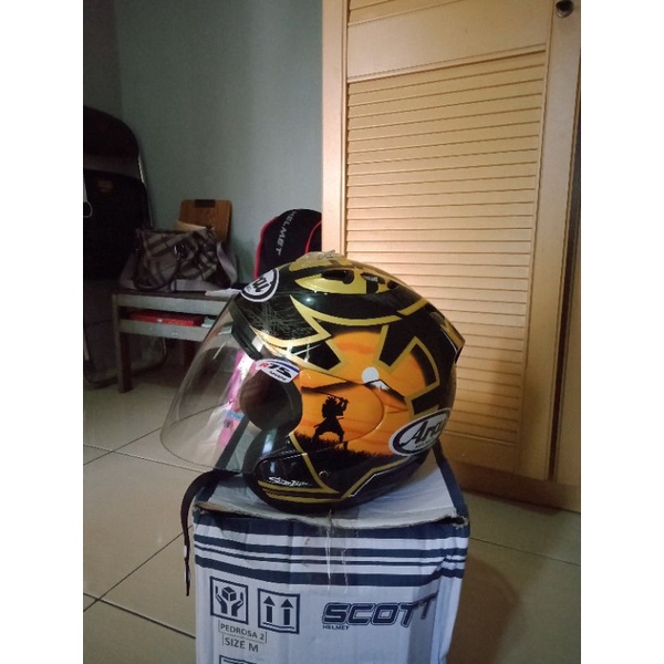 helm scott arai spiritgold