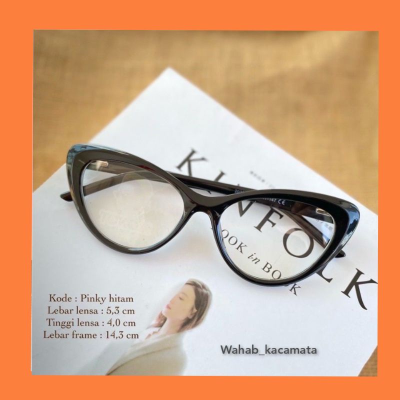 kacamata 1002 cat eye photocromic normal minus