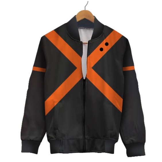 jaket Bakugou Katsuki Jacket Hoodie Anime Bnha Boku No Hero Academia Cosplay