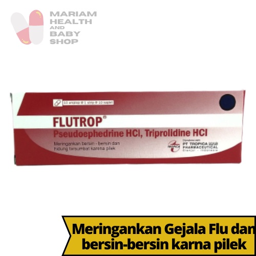 FLUTROP BOX ISI 100 TABLET | OBAT FLU | BERSIN-BERSIN | HIDUNG TERSUMBAT